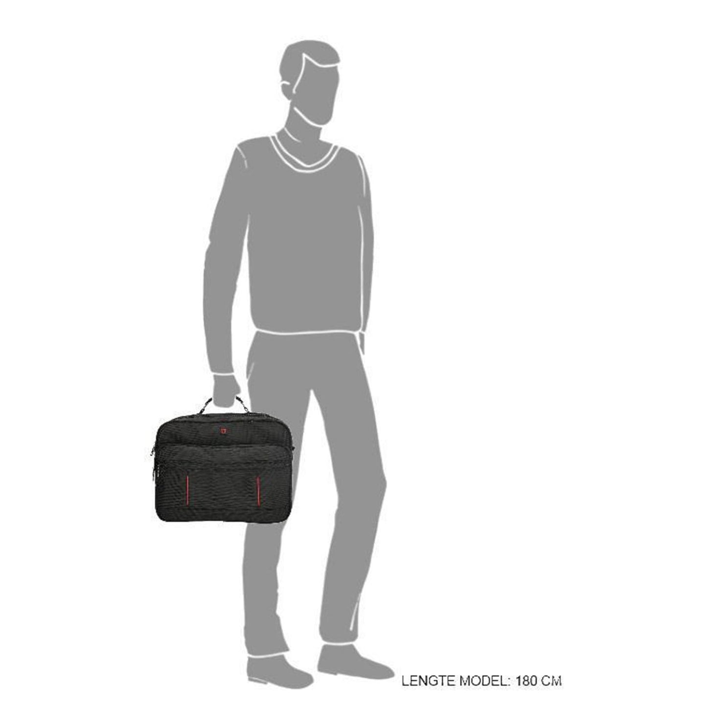 Enrico Benetti Cornell Reportertas 15.6'' zwart