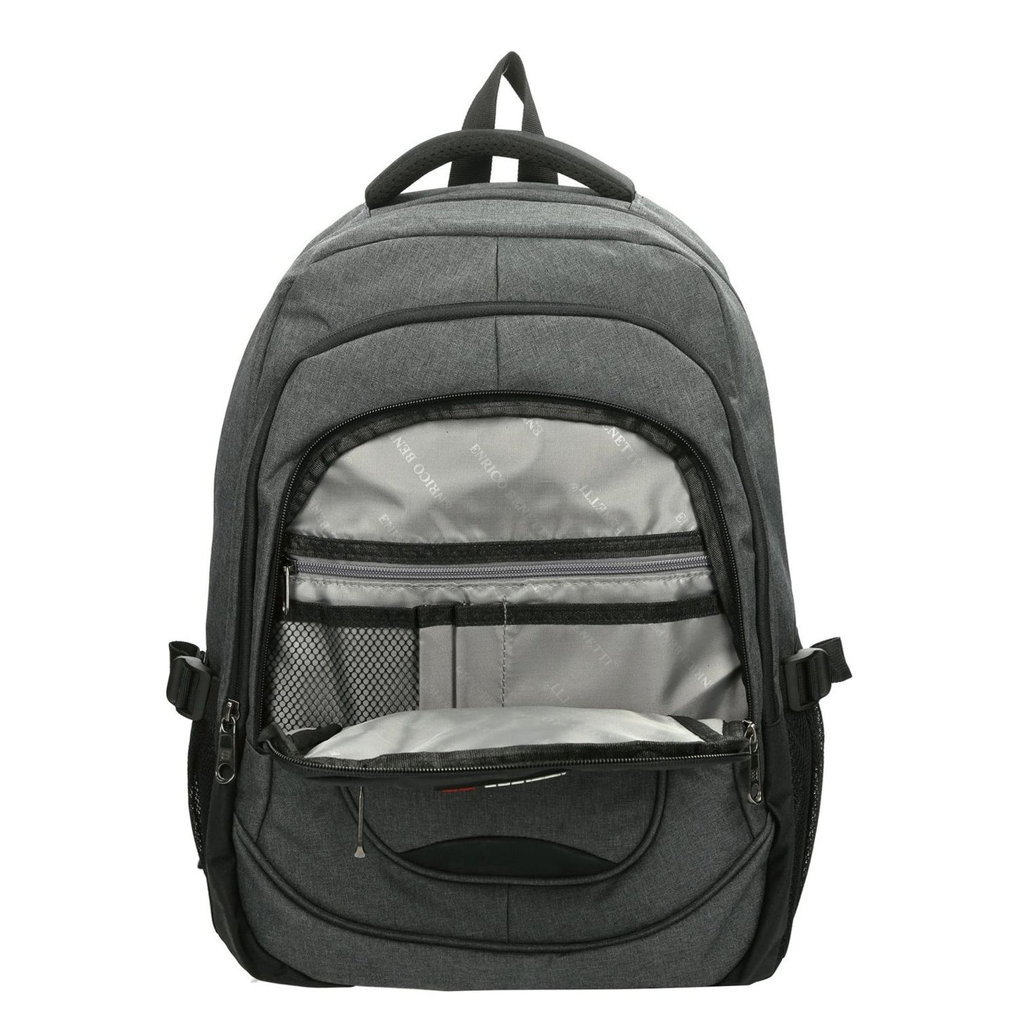 Enrico Benetti Hamburg 17'' Laptop Backpack grey