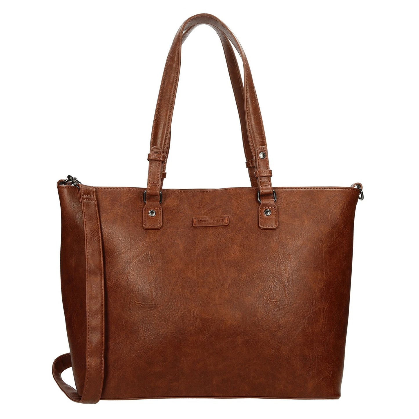 Enrico Benetti Caen Shopper 15'' cognac