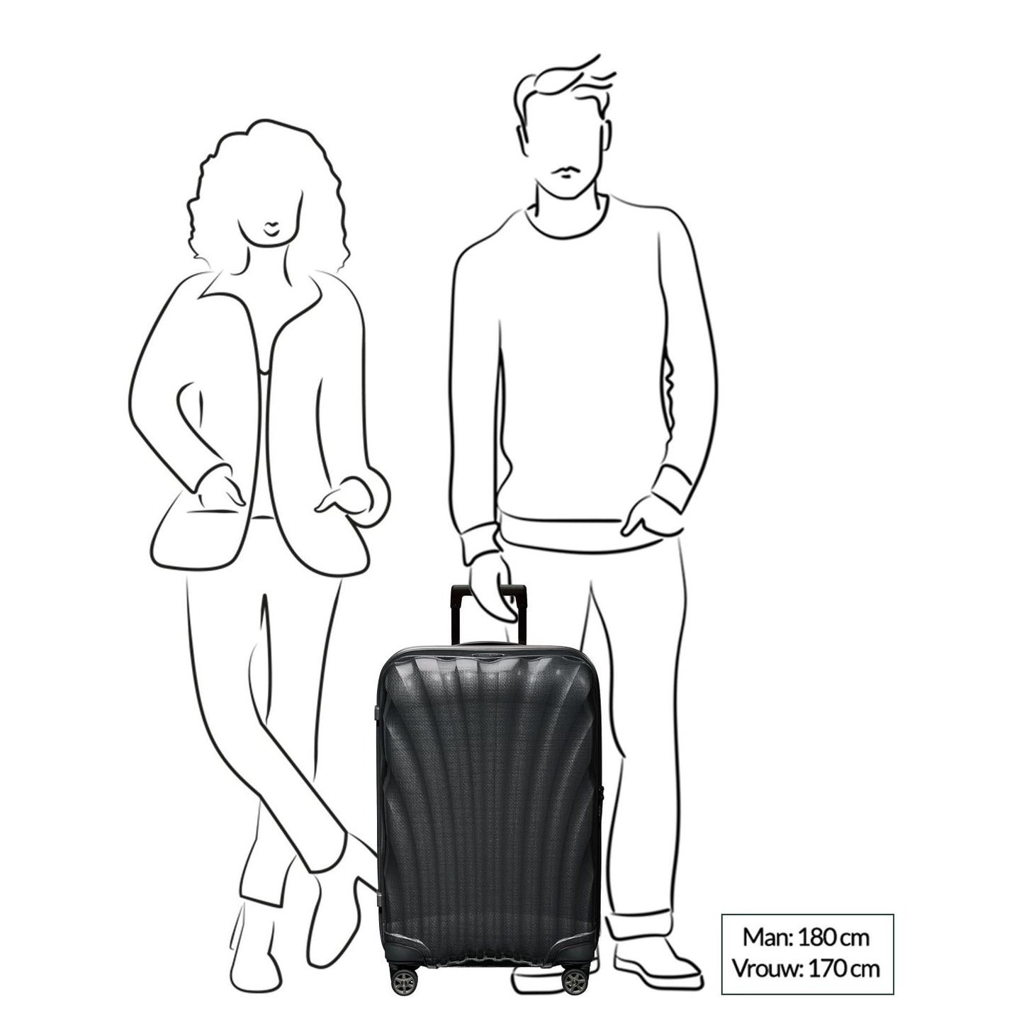 Samsonite C-Lite Spinner 69 midnight blue