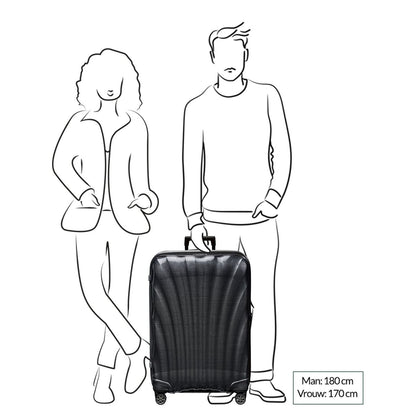 Samsonite C-Lite Spinner 75 metallic green