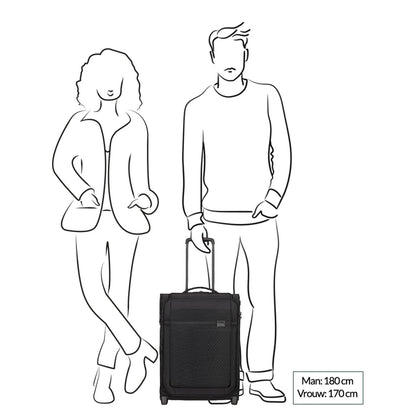 Samsonite Airea Upright 55 Exp Toppocket dark blue