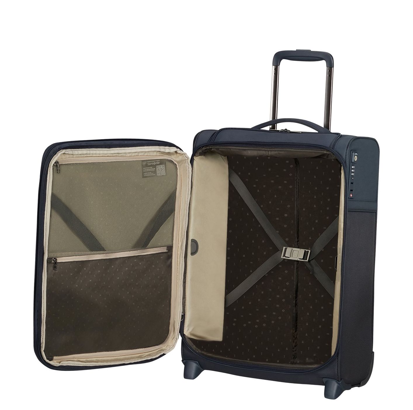 Samsonite Airea Upright 55 Exp Toppocket dark blue