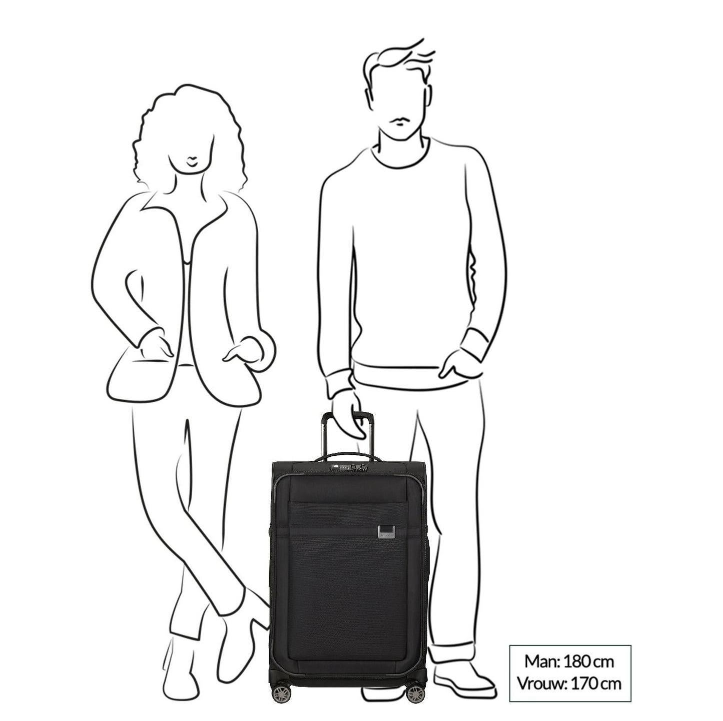 Samsonite Airea Spinner 67 Exp dark blue