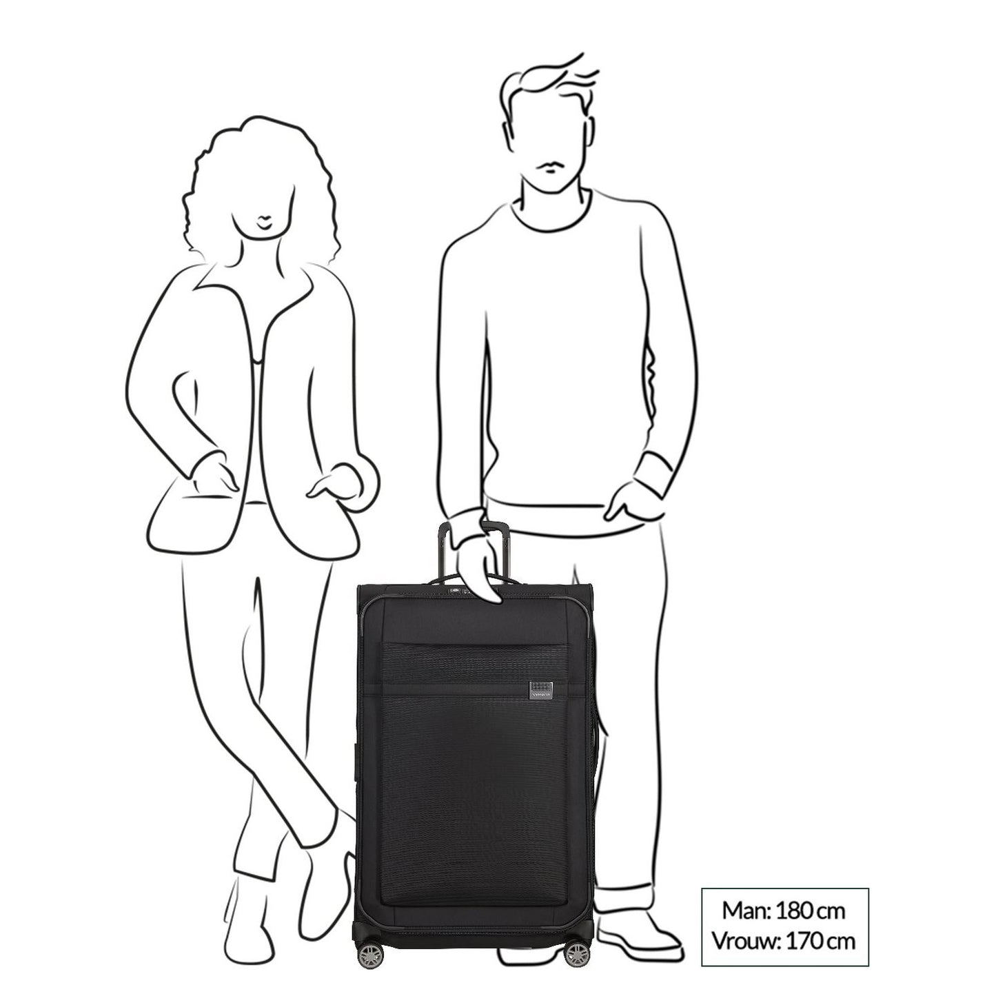 Samsonite Airea Spinner 78 Exp black