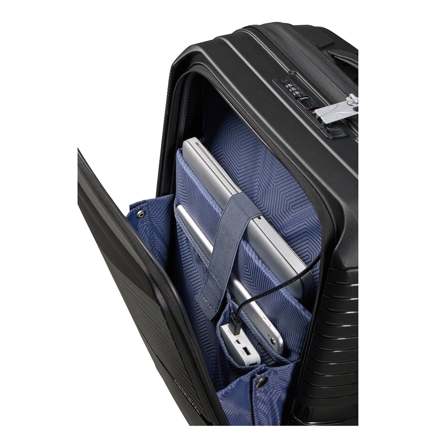 American Tourister Airconic Spinner 55 Frontloader 15.6'' onyx black