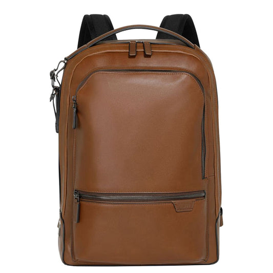 TUMI Harrison Bradner Backpack Leather cognac