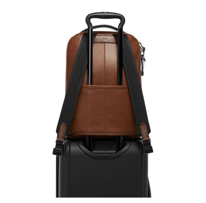 TUMI Harrison Bradner Backpack Leather cognac
