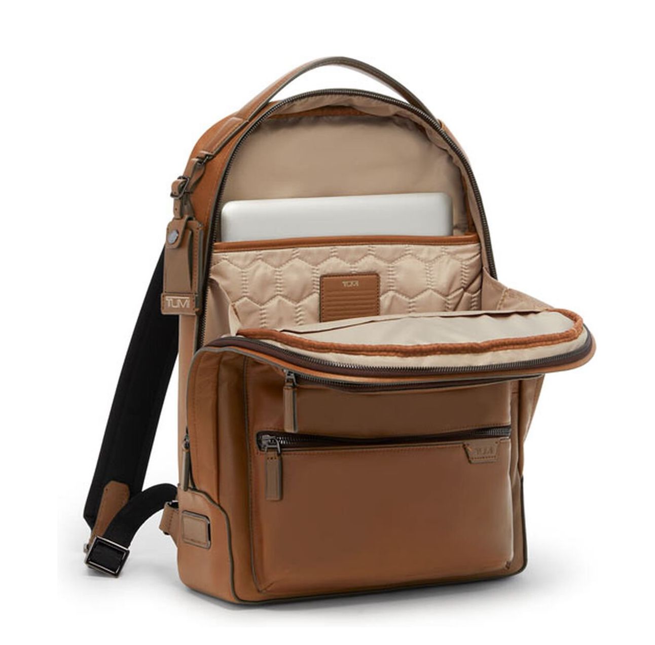 TUMI Harrison Bradner Backpack Leather cognac
