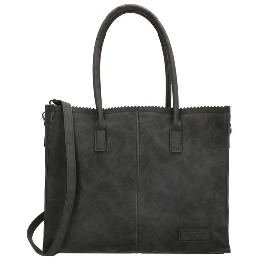 Zebra Trends Natural Bag Lisa Shopper zwart