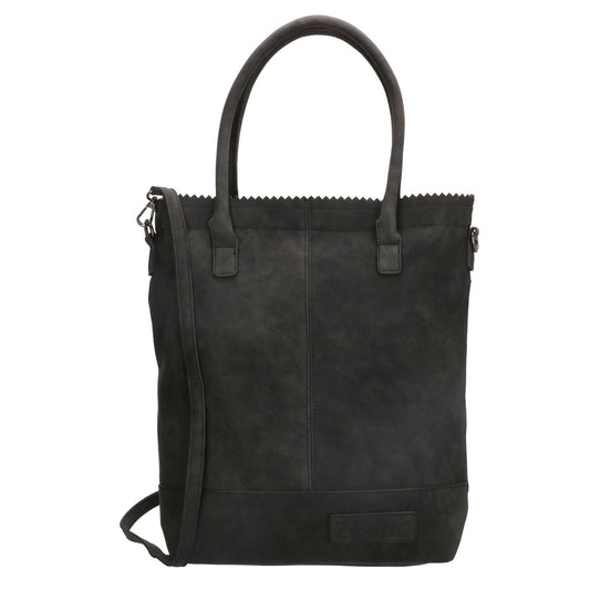 Zebra Trends Kartel Met Rits Shopper zwart