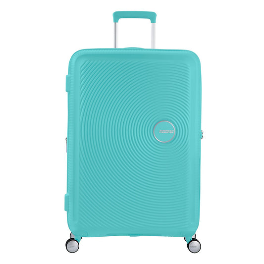 American Tourister Soundbox Spinner 77 Expandable poolside blue