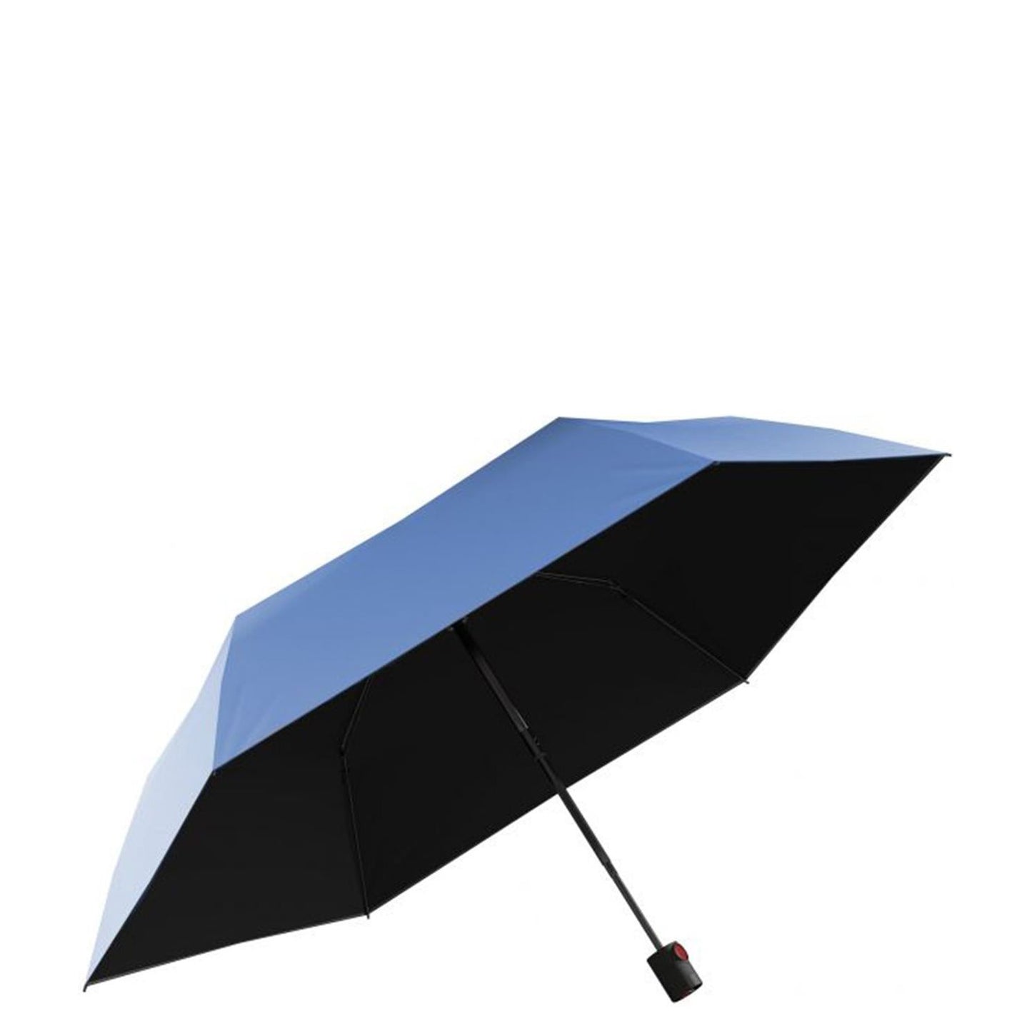 Knirps U.200 Ultra Light Duomatic Paraplu UV Protection blue with black coating