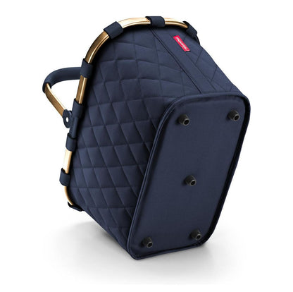 Reisenthel Shopping Carrybag frame rhombus midnight gold