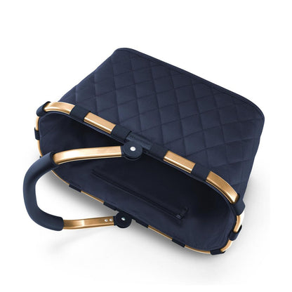 Reisenthel Shopping Carrybag frame rhombus midnight gold