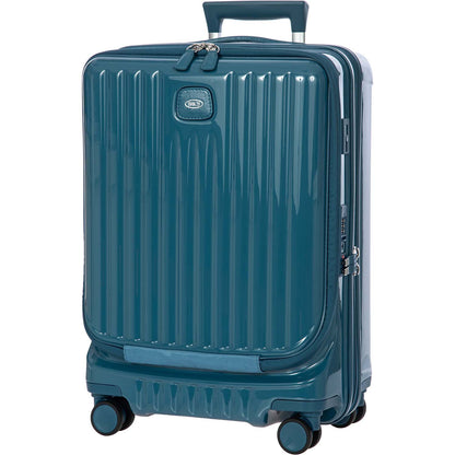 Bric's Positano Cabin Trolley 55 with Pocket sea green