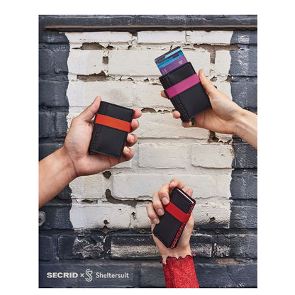 Secrid x Sheltersuit Bandwallet TPU black-fuchsia