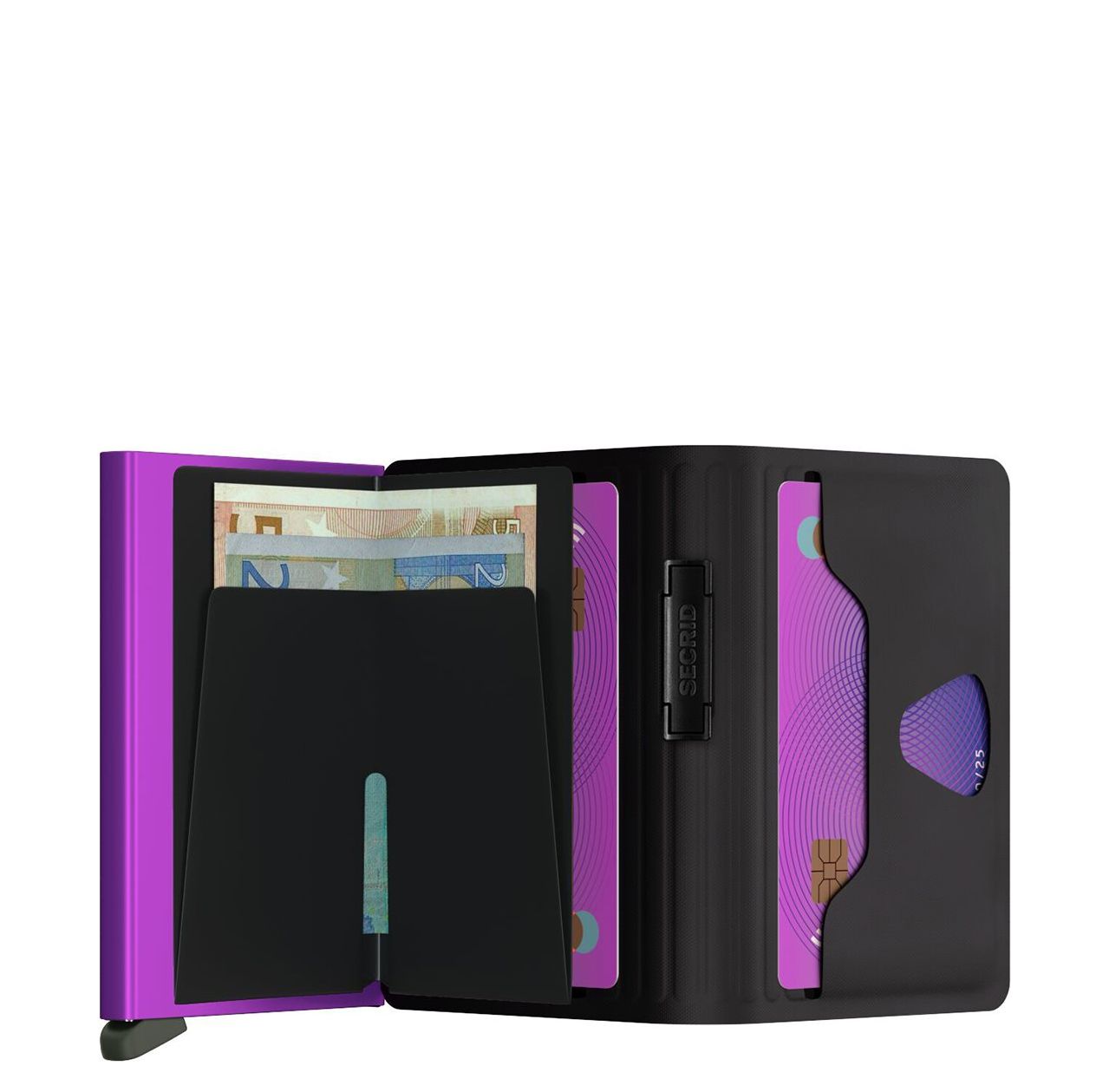Secrid x Sheltersuit Bandwallet TPU black-fuchsia