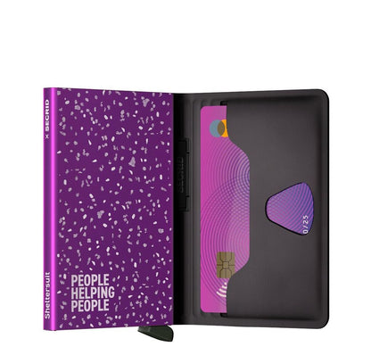 Secrid x Sheltersuit Bandwallet TPU black-fuchsia
