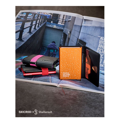Secrid x Sheltersuit Bandwallet TPU black-fuchsia