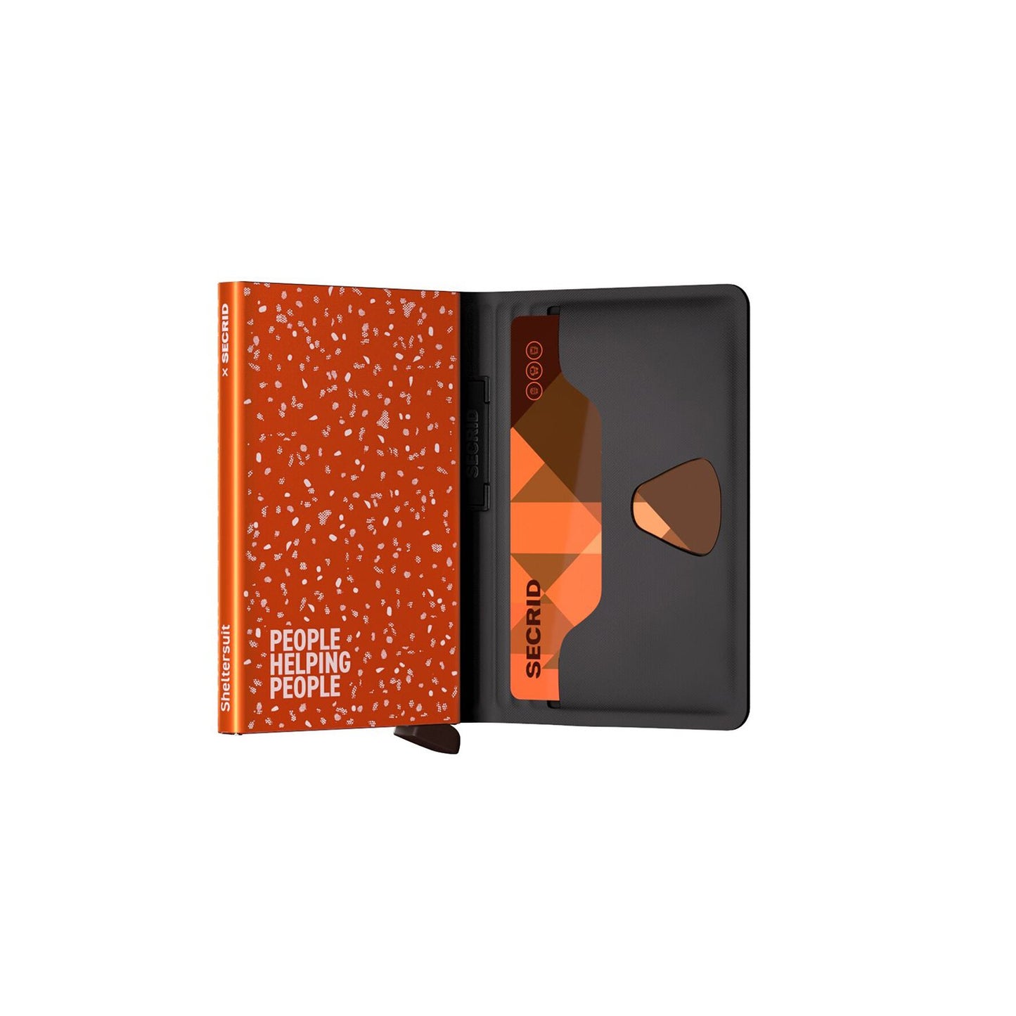 Secrid x Sheltersuit Bandwallet TPU black-orange