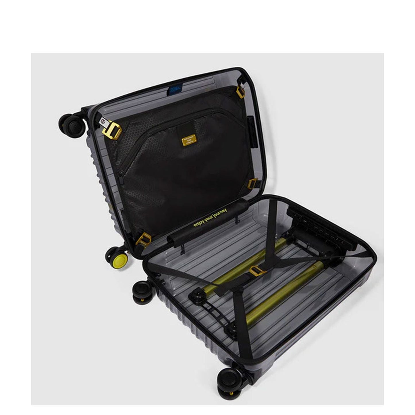 Piquadro Piquadro Transparent Cabin Trolley 55 grey
