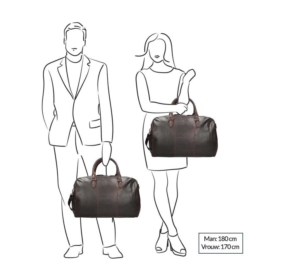 The Chesterfield Brand Liam Travelbag brown