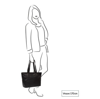 The Chesterfield Brand Monza Shopper zwart