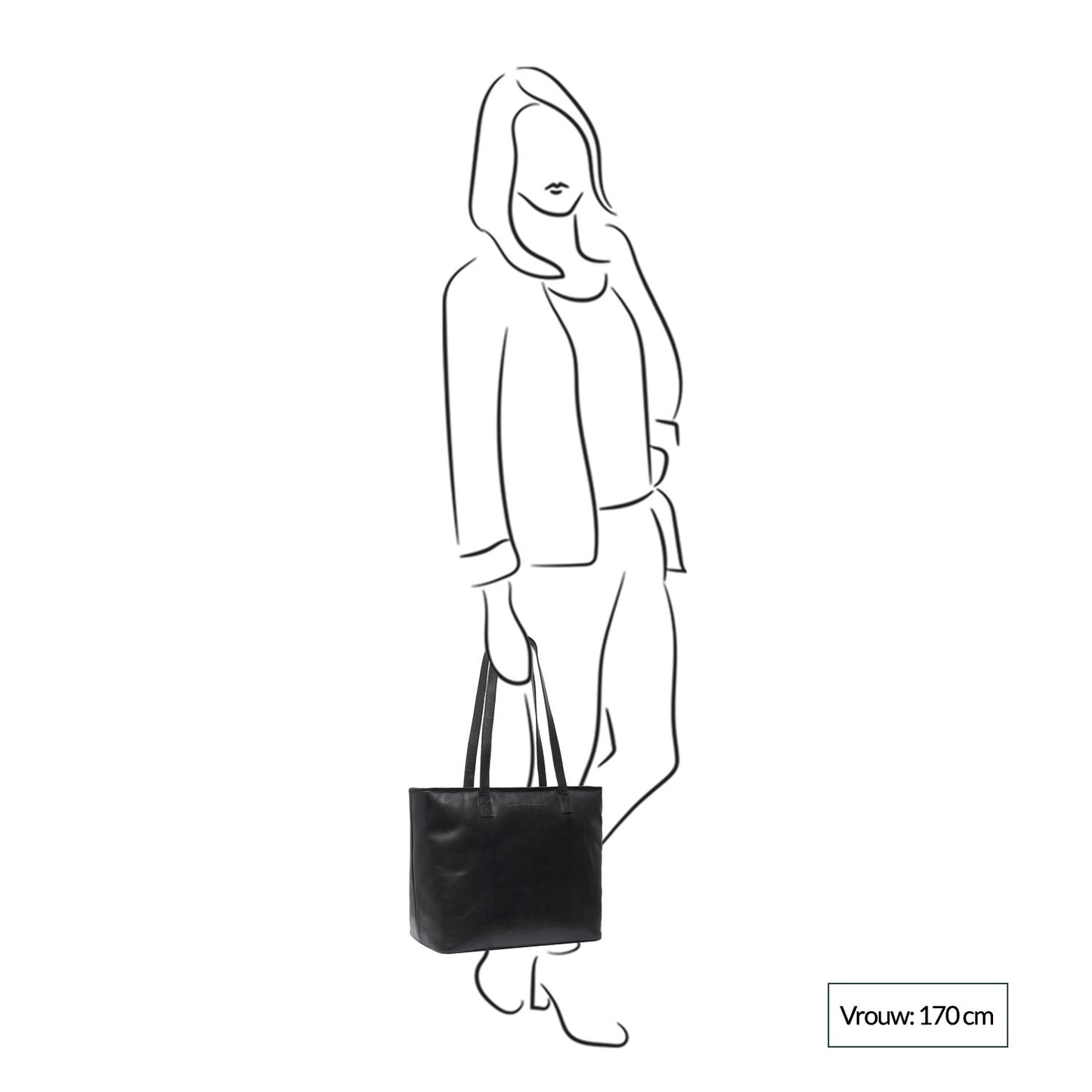 The Chesterfield Brand Pisa Shopper zwart
