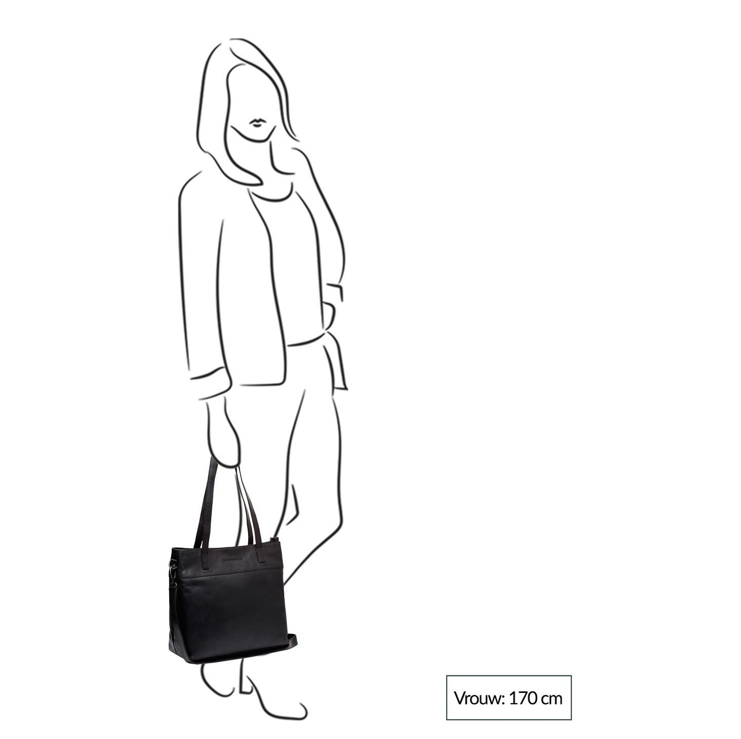 The Chesterfield Brand Nola Shopper black