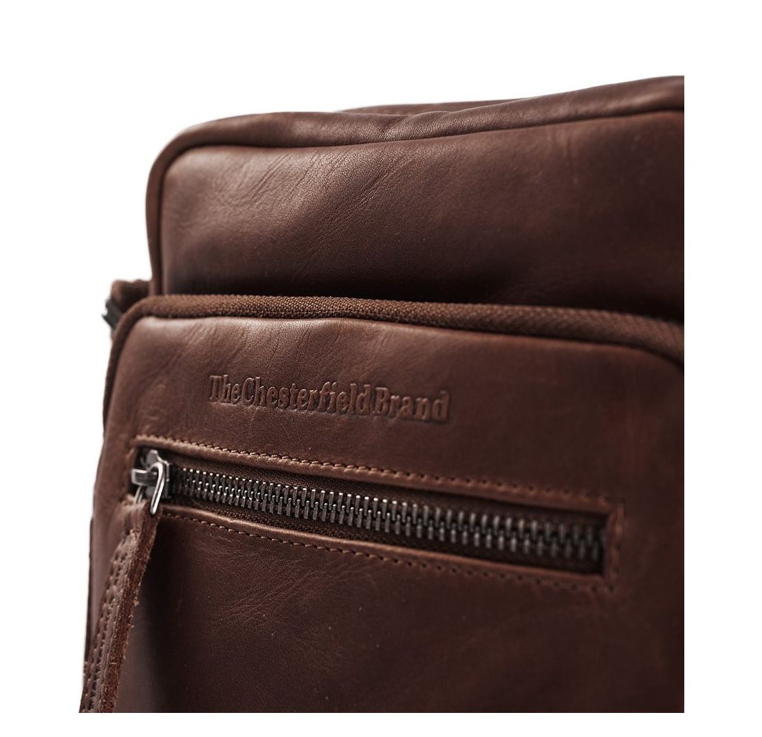 The Chesterfield Brand Birmingham Schoudertas brown