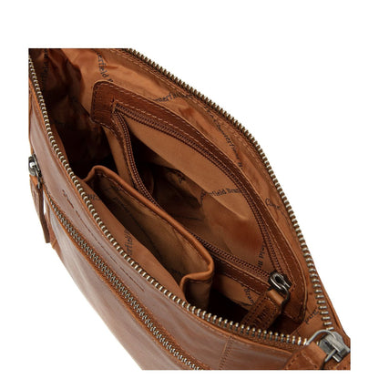 The Chesterfield Brand Faro Schoudertas cognac