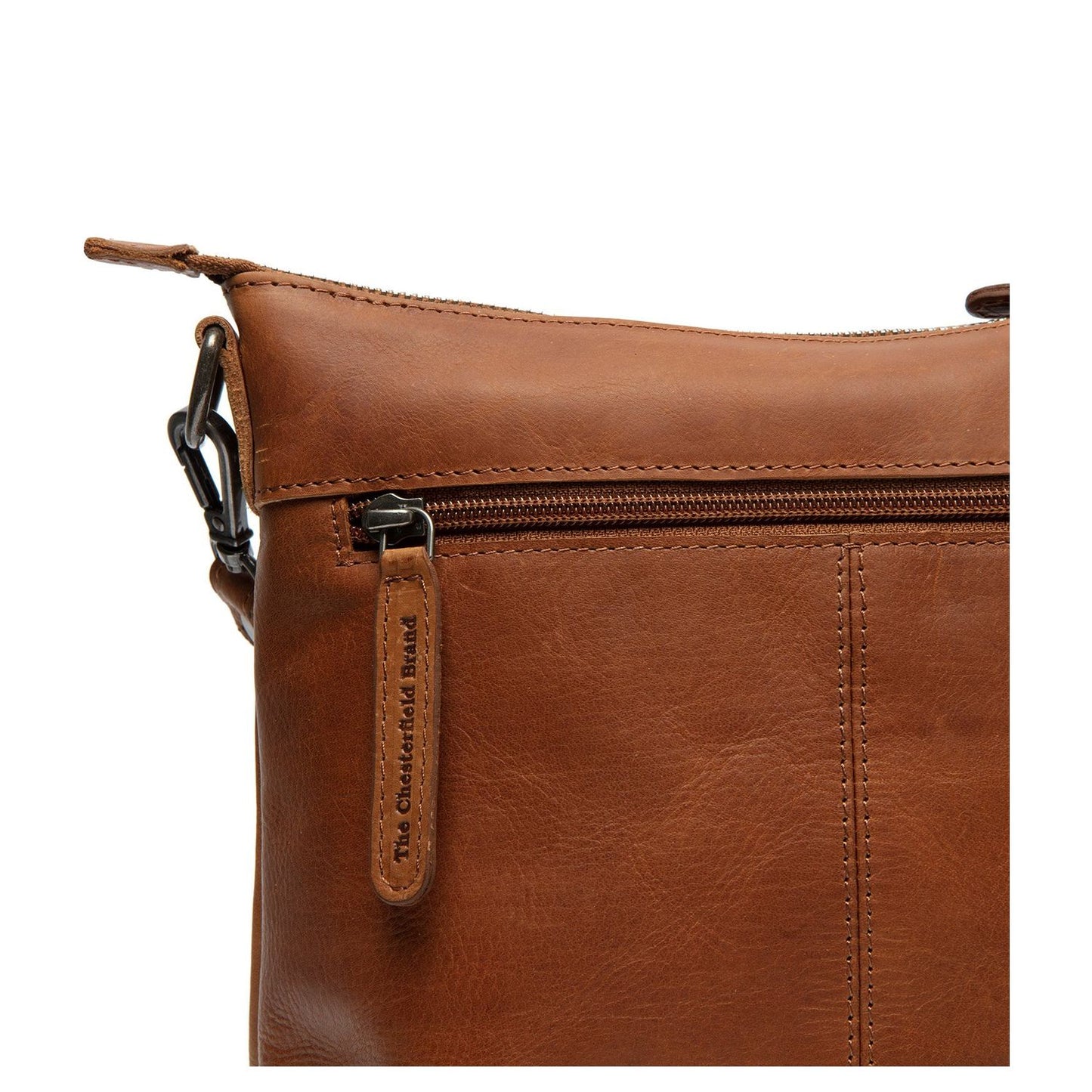 The Chesterfield Brand Faro Schoudertas cognac