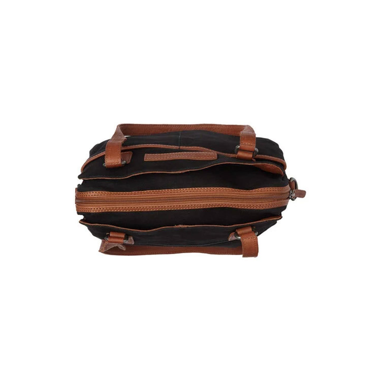 The Chesterfield Brand Milora Washed Canvas Shoulderbag black