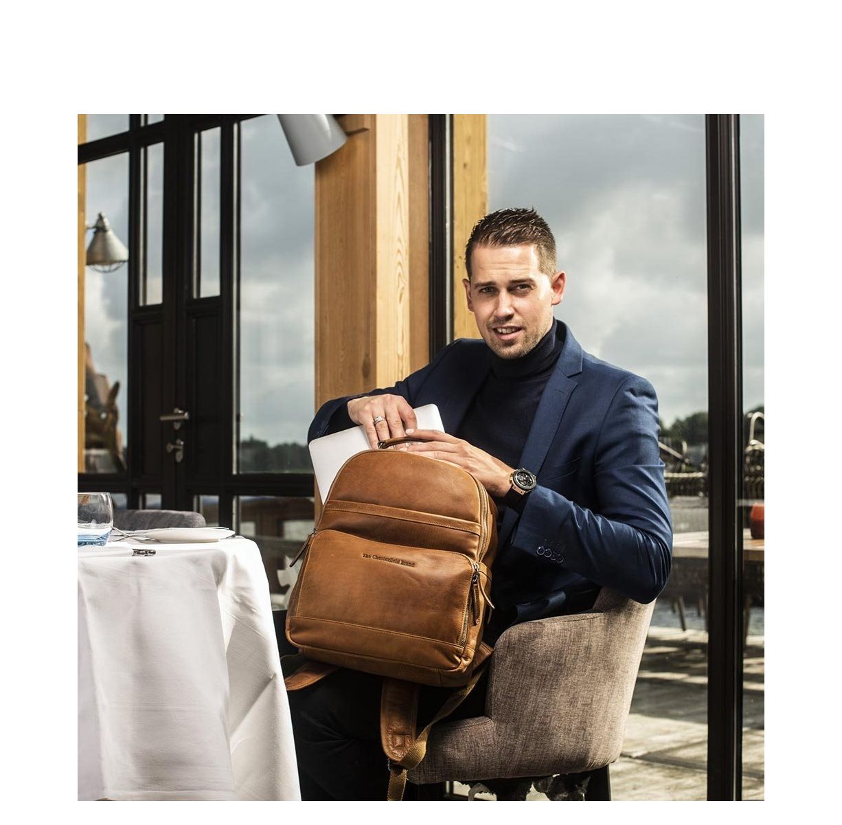 The Chesterfield Brand Austin Backpack brown