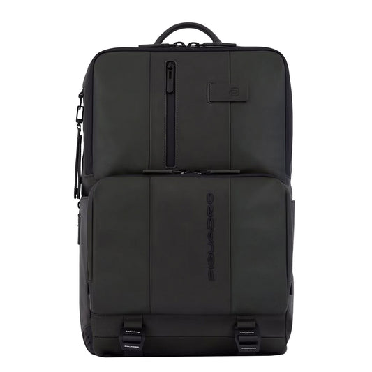 Piquadro Urban Fast-check Laptop and Ipad Backpack green