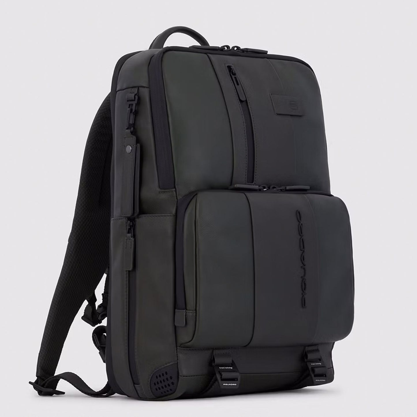 Piquadro Urban Fast-check Laptop and Ipad Backpack green