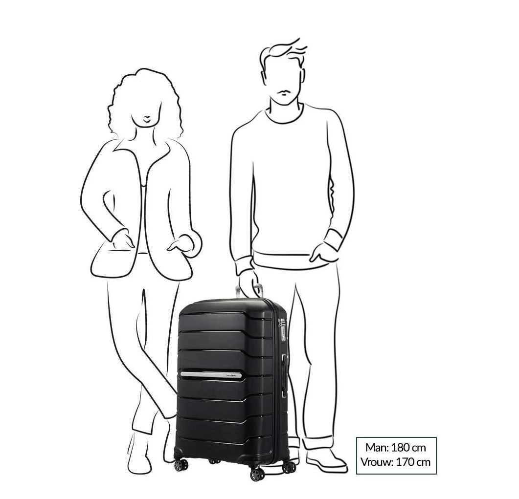 Samsonite Flux Spinner 75 Expandable black