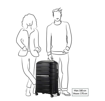 Samsonite Flux Spinner 75 Expandable black