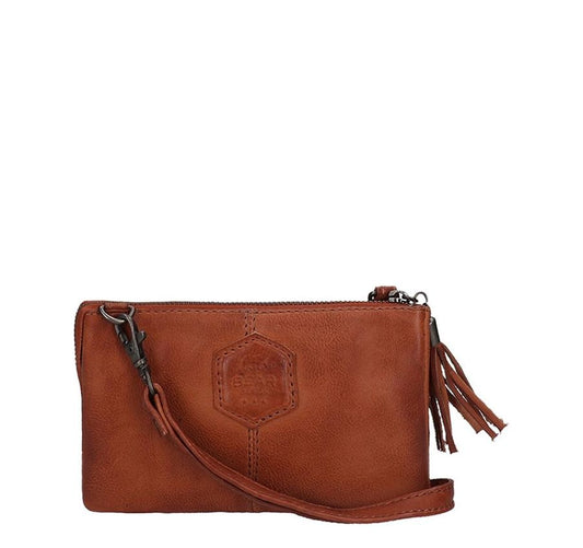 Bear Design Callisto Pelle Alessia Clutch cognac