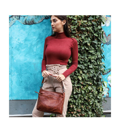 Bear Design Callisto Pelle Handtas cognac