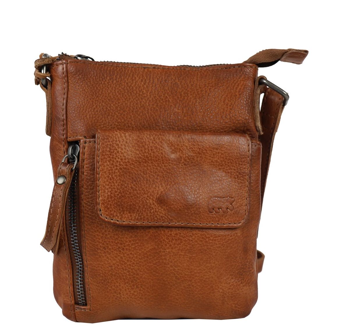 Bear Design Davide Crossbody cognac