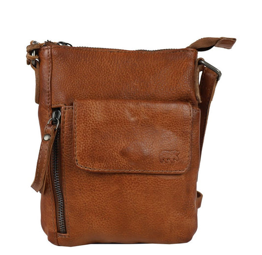 Bear Design Davide Crossbody cognac