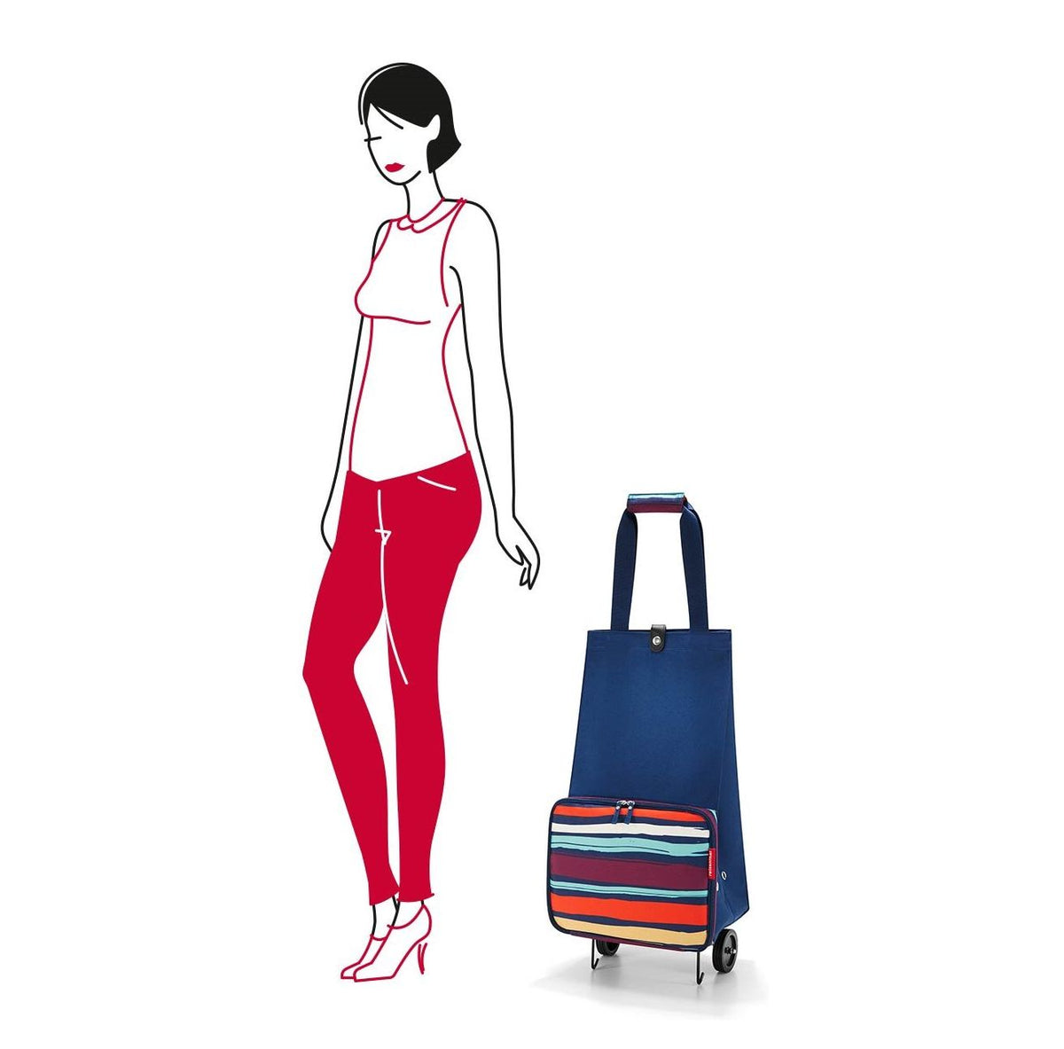 Reisenthel Shopping Foldable Trolley black