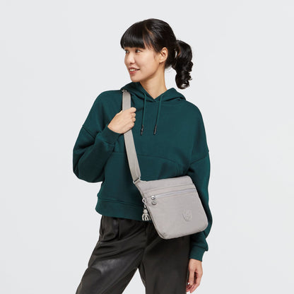 Kipling Arto Schoudertas grey gris