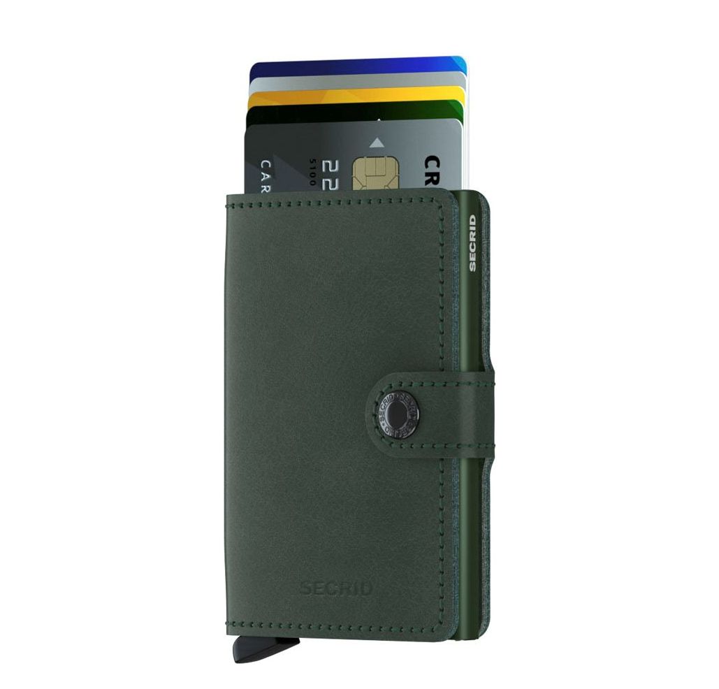 Secrid Miniwallet Portemonnee green