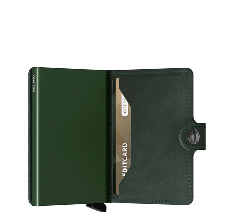 Secrid Miniwallet Portemonnee green