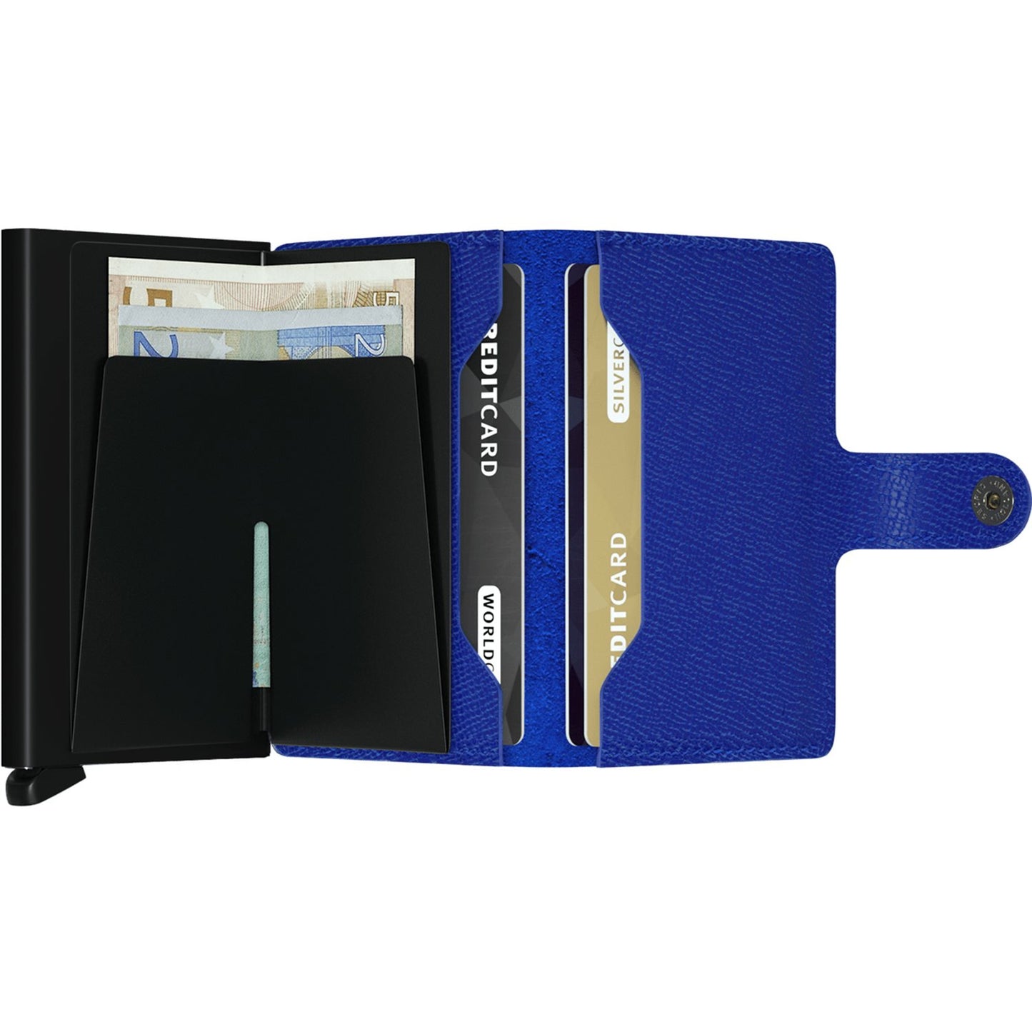 Secrid Miniwallet Portemonnee Crisple cobalt