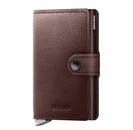Secrid Miniwallet Portemonnee Dusk dark brown