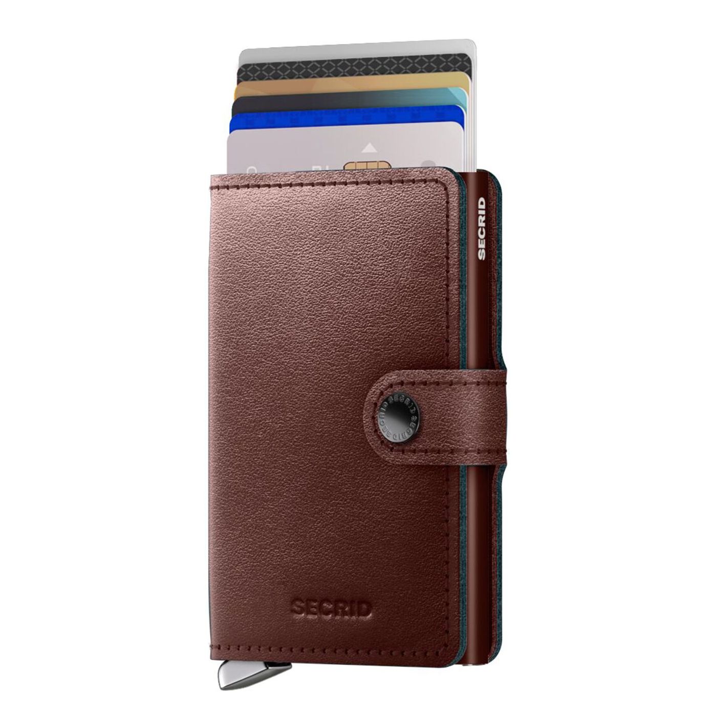 Secrid Miniwallet Portemonnee Dusk dark brown